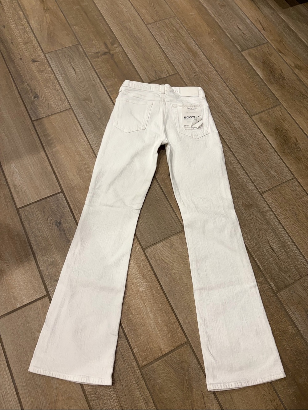 rag & bone Peyton bootcut jeans white size 24 new with tags